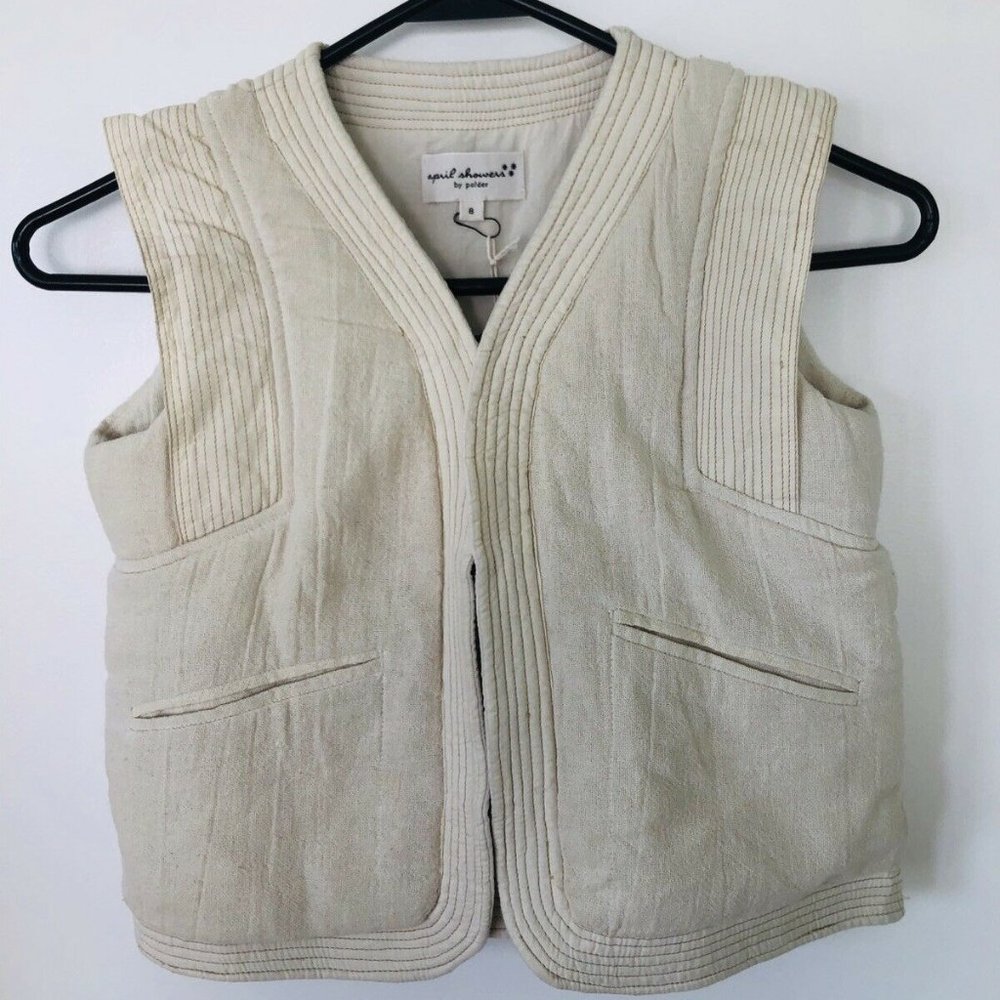 April Showers by Polder Vest Off-White Twiggy 8